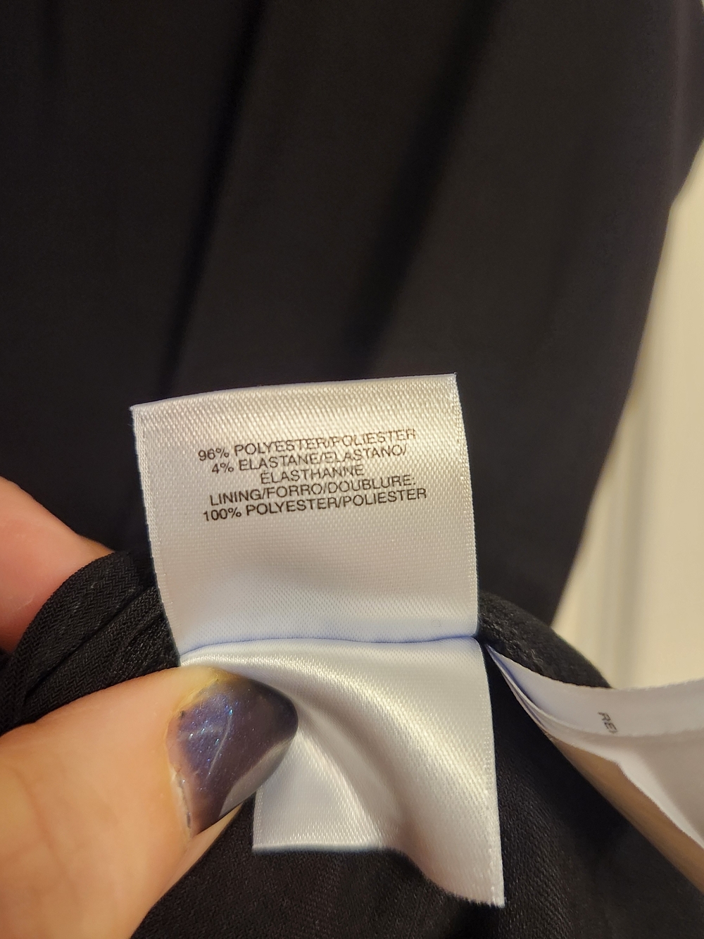 Kasper Black Sleeveless Tie-Detail Camisole - Picture 3 of 4